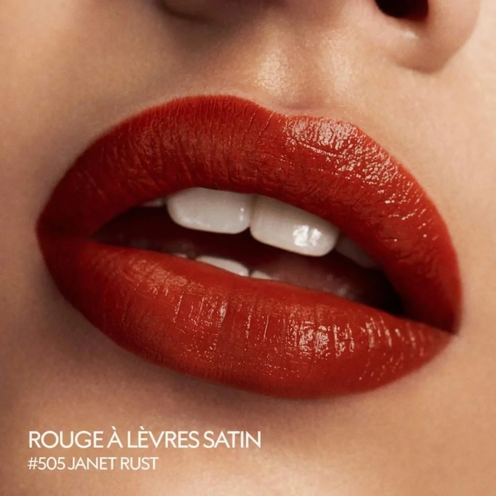 🆕 GUCCI Rouge à Lèvres Long-Lasting Satin Lipstick in Color 505 Janet Rust NIB